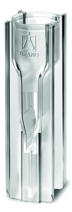 Cuvette UV micro, hauteur centrale 15 mm, volume de remplissage 70 µl à 550 µl ( X 100 )