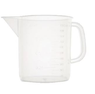 Carafe graduée forme basse PP, 5000 mL Le lot de 4