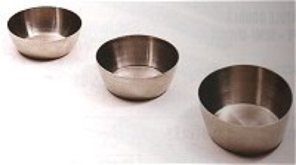 Capsule fond plat INOX d. 70mm 60mL - UNITE