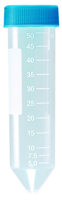 Tube de centrifugation, PP, gradué, 50 ml, y-stérilisé, sans base, bouchon à vis ( X 300 )