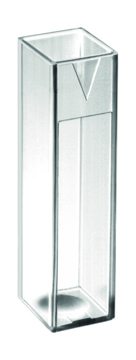 Cuvette macro, PS, volume de remplissage minimum 2,5 ml ( X 1000 )