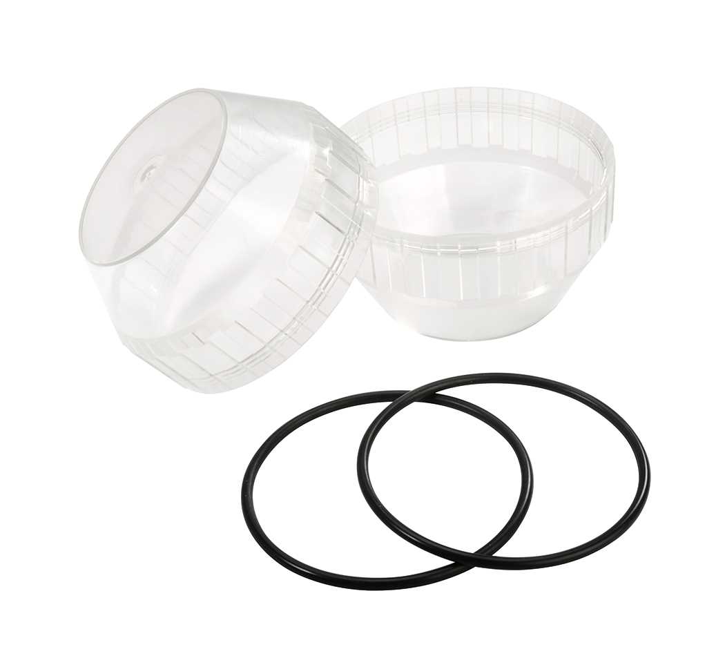 Couvercle vissé adaptateur 250ml 2/pk