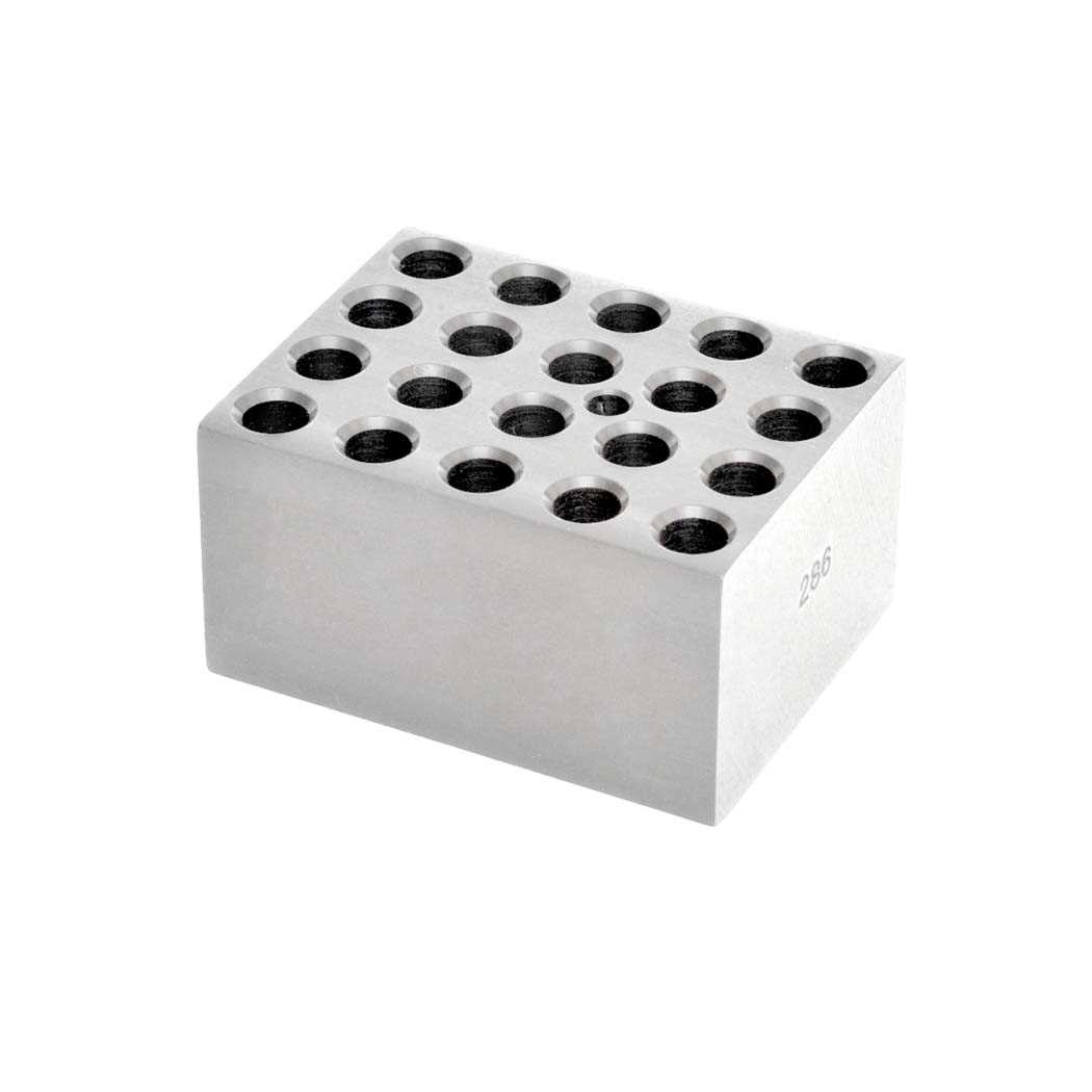 Bloc aluminium microtubes 1,5 mL