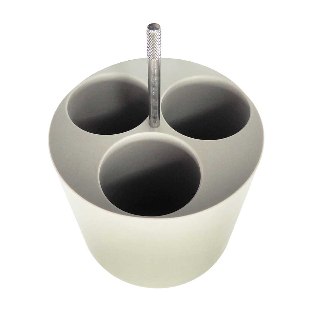 Portoir 3x100ml D41mm RB 2/pk