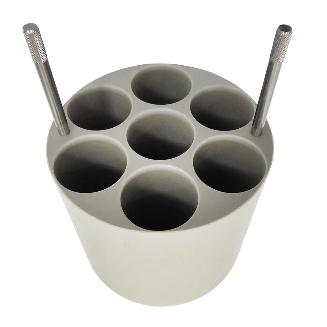 Portoir 7x50ml D29mm RB 2/pk