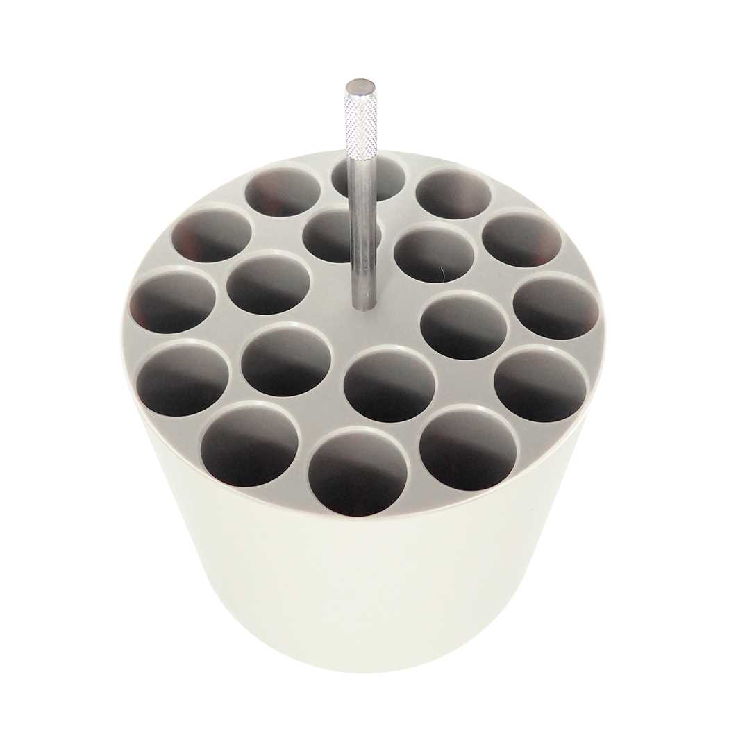 Portoir 18x15ml D17mm RB 2/pk