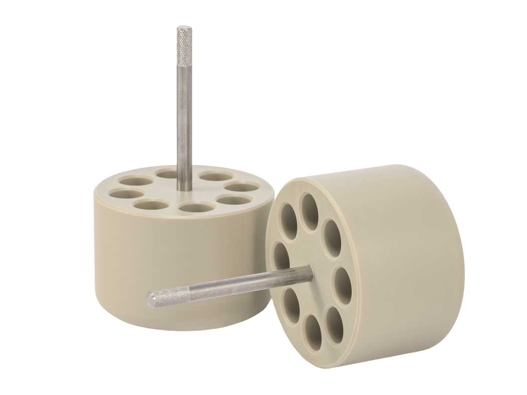 Portoir 8×1.5/2.0ml D11mm 2/pk