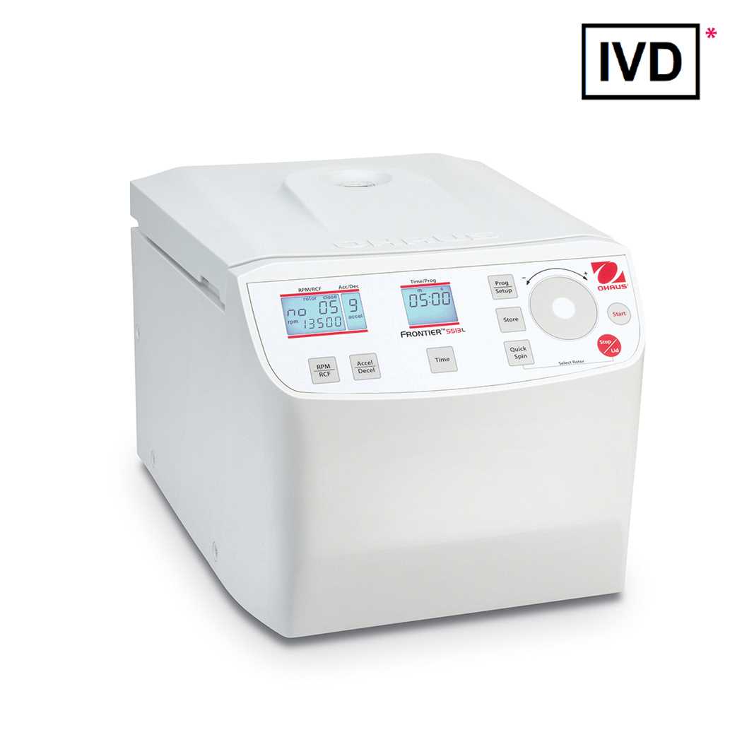 Microcentrifugeuse 230V FC5513L+R06 IVD - Frontier™ 5000 Series Micro IVD