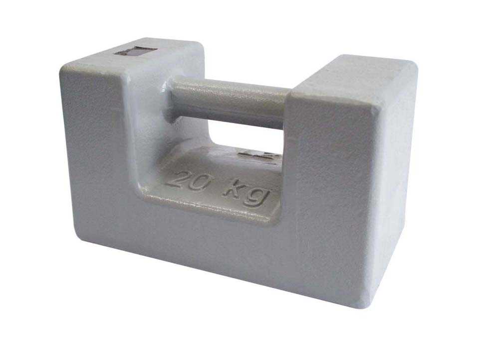 Poids Rectangulaire, 20kg, CL M1