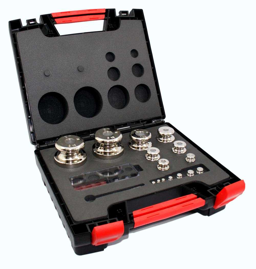 Jeu de Poids, 500mg-1mg, OIML M1