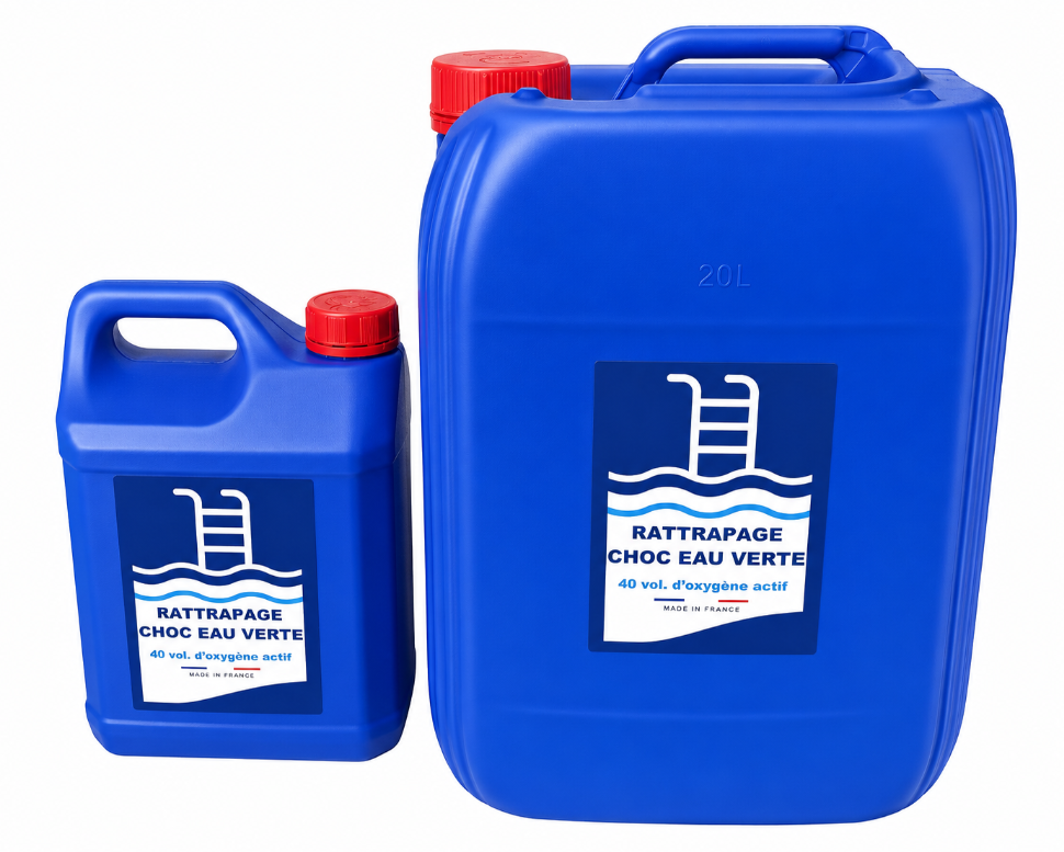 Hydrogène peroxyde (eau oxygénée) 35% - Bidon de 5L - Vente réglementée réservée aux professionnels
