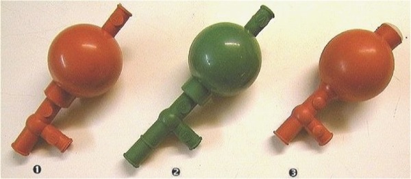 Poire à pipeter universelle toutes tailles, verte (ex 69000974)