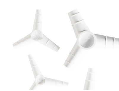 Raccord PP forme Y, 120°, Ø 6-7-8 mm  - (10 pcs) CE-IVD - le lot de 10
