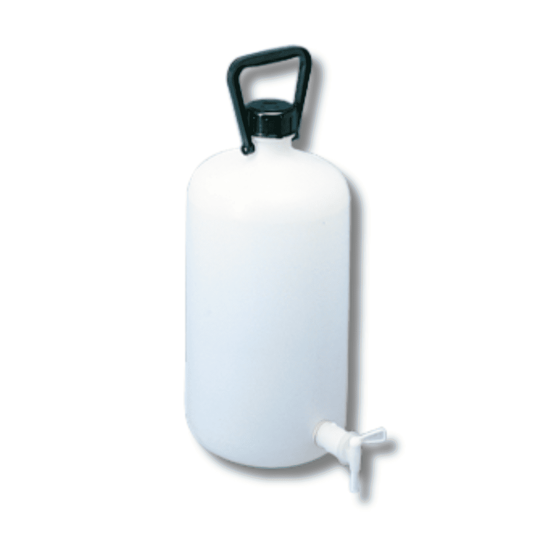 Bonbonne à robinet rond HDPE 25L, ENDO Le lot de 6