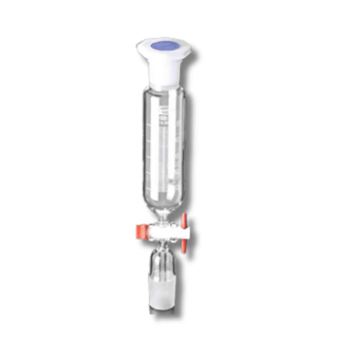 Ampoule de coulée Isobares 100ml Robinet PTFE  2x 14/23 UNITE