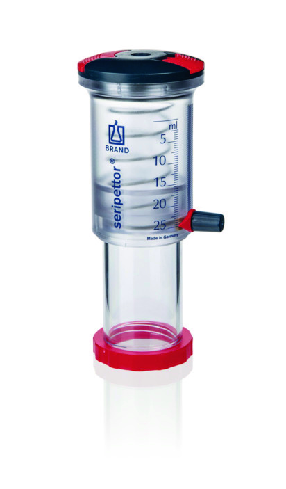 Unité de dosage seripettor®, 25 ml, PC/acier inoxydable